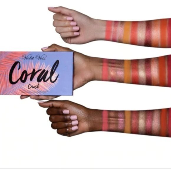 Violet Voss Coral Crush Eyeshadow Palette Sephora Makeup Beauty Eyeshadow Pink - Picture 2 of 10